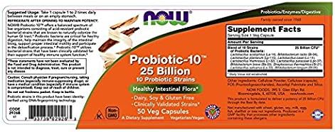 NOW Foods - Probiotic-10 25 Billion (3 X 50 Count)