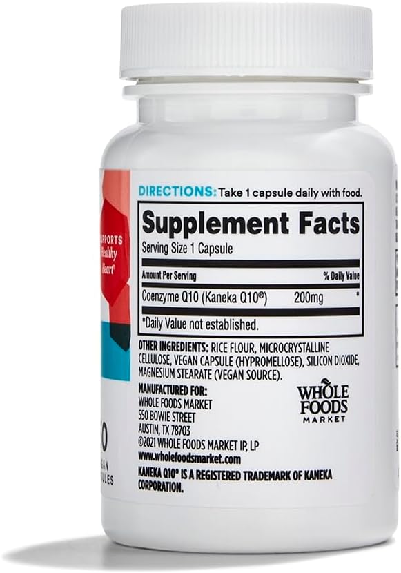 Whole Foods Market, CoQ10 200mg, 60