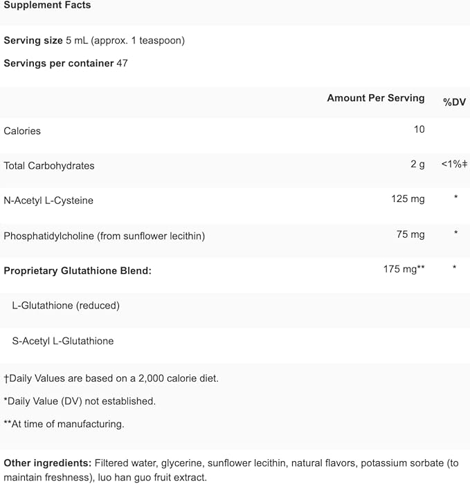 Apex Energetics Trizomal Glutathione (K-122) 8 (236 mL)