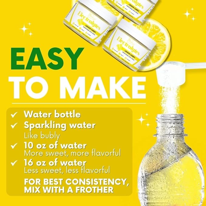 Zero Sugar - Lemon Candy Electrolytes 37 Servings