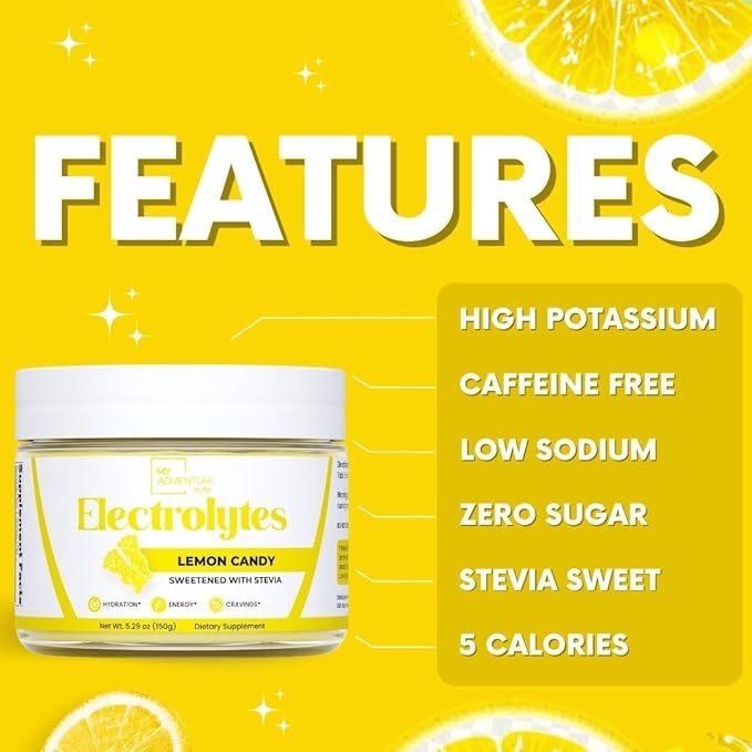 Zero Sugar - Lemon Candy Electrolytes 37 Servings