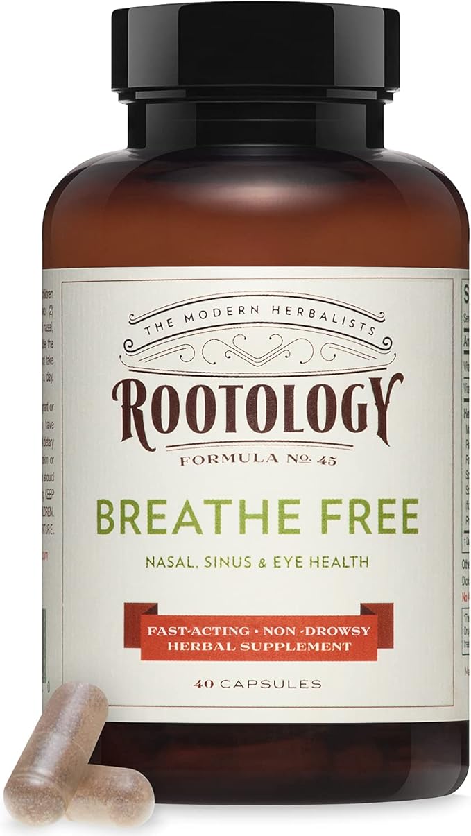 Rootology Breathe Free 40 Capsules