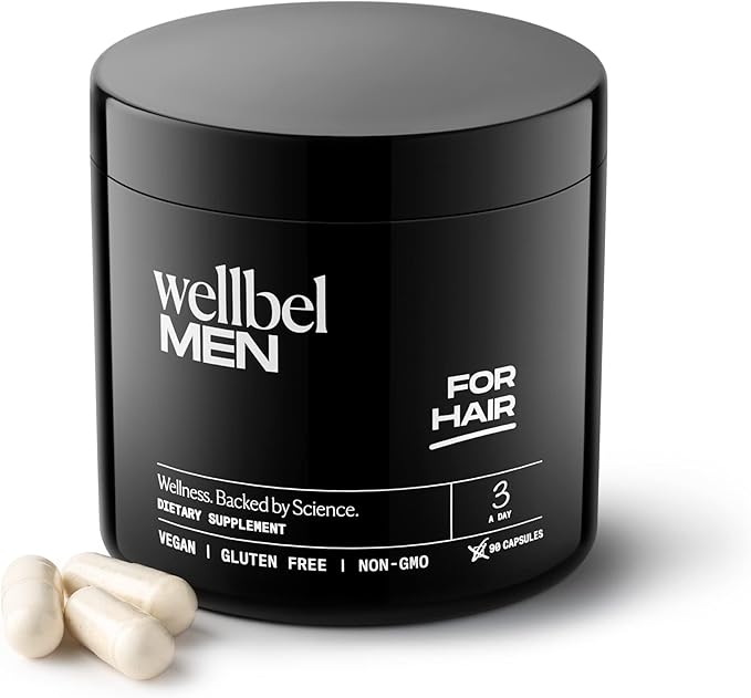 WELLBEL Men Clean Supplement for Hair, 90 Count