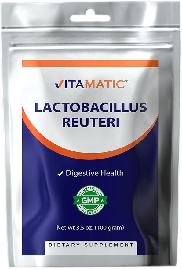 Vitamatic Lactobacillus Reuteri Probiotic Powder 100 Gram (3.5 OZ) 100 Servings
