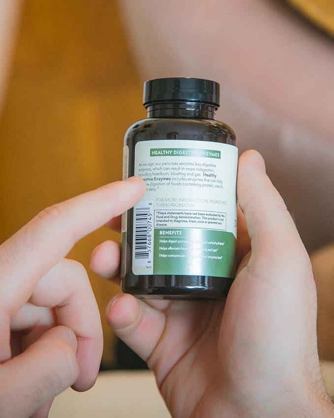 TERRA ORIGIN - Digestive Enzymes 60 Servings