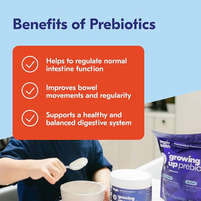 Begin Health Daily Growing Up Prebiotics 28-Pack