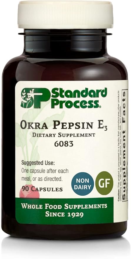 Standard Process Okra Pepsin E3 90 Capsules