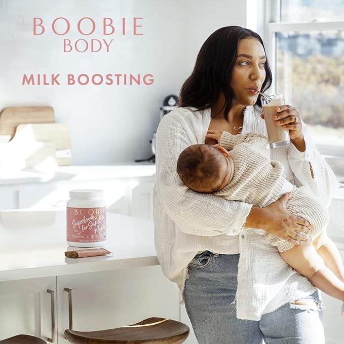 Boobie Body Superfood Protein Meal Replacement Shake, Vanilla Cookie Flavor | 19g Protein | Safe for Pregnancy, Lactation, & Motherhood | Organic, Vegan, Zero Sugar, 1 Tub (20 Servings)