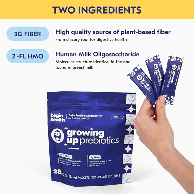 Begin Health Daily Growing Up Prebiotics 28-Pack
