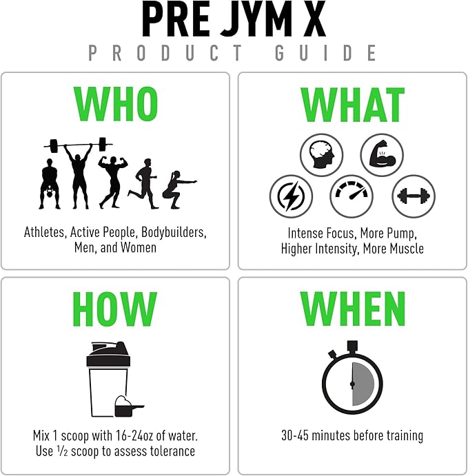 Pre JYM X Shockwave Advanced Pre-Workout Powder Massive Pumps, Citrulline Nitrate, Dynamine, NO3T Betaine, BCAA’s, Nootropics, Creatine, Beta-Alanine, JYM Supplement Science, 20 Servings
