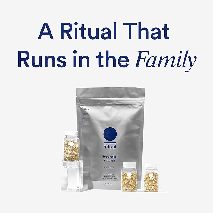 Ritual Multivitamin for Men 18+ D3 for Omega-3 DHA, B12, K2, K2, Gluten 30 Day 60 Vegan