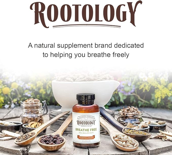 Rootology Breathe Free 40 Capsules