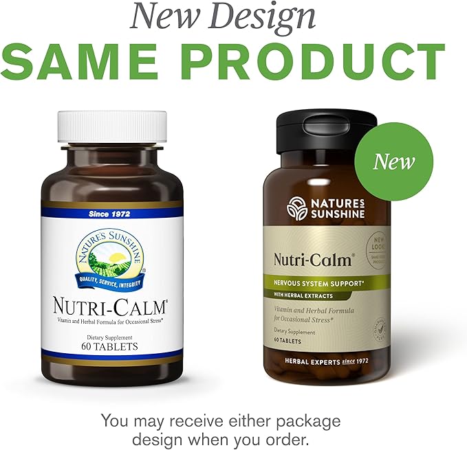 Nature's Sunshine Nutri-Calm, 60 Tablets