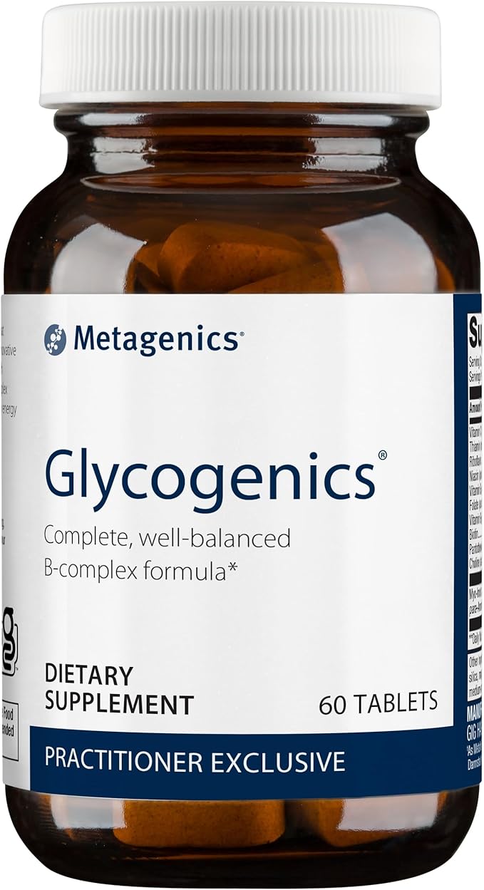 Metagenics Glycogenics - B Vitamin Complex B6 & B12 - 60 Count