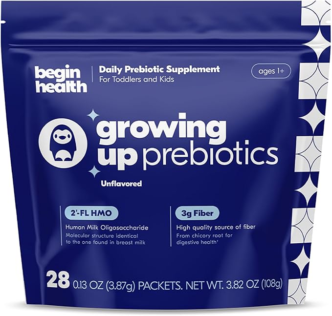 Begin Health Daily Growing Up Prebiotics 28-Pack