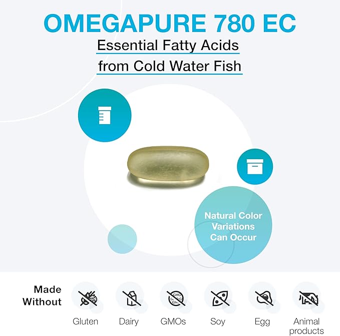 XYMOGEN OmegaPure 780 EC 3 Fish (120 Enteric-Coated