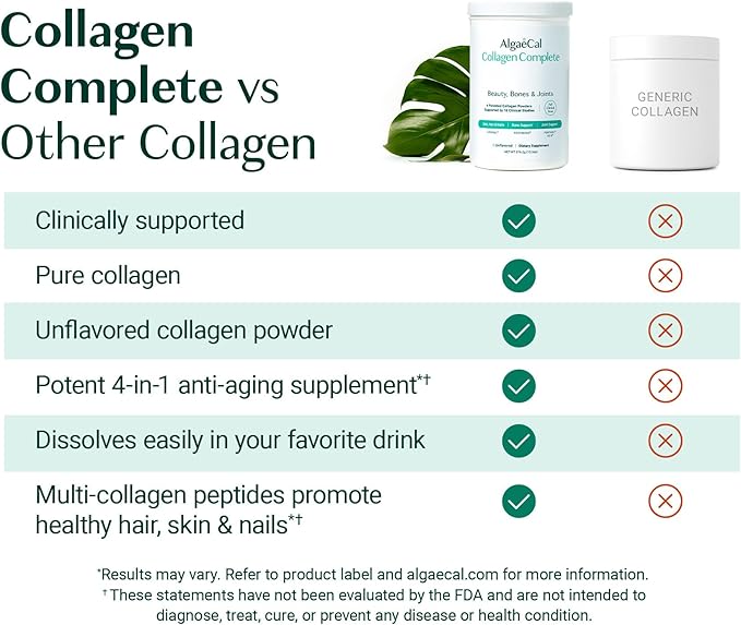 ALGAECAL Hydrolyzed Collagen Complete 30 Servings