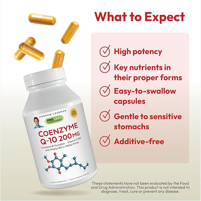 ANDREW LESSMAN Coenzyme Q-10 200 mg 360 Capsules