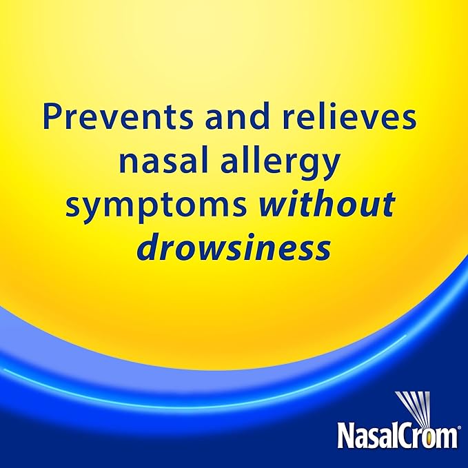 NasalCrom Nasal Spray Allergy Symptom Controller 200 Sprays .88 FL (2 Pack)