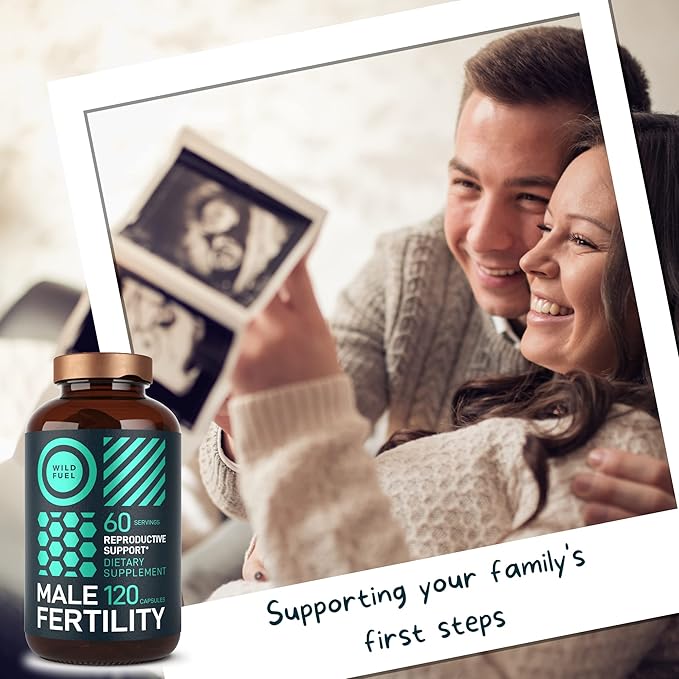 Fertility Supplements For Men Prenatal Vitamin 120Caps for 2 Months