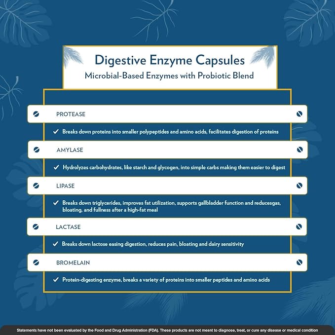 TERRA ORIGIN - Digestive Enzymes 60 Servings