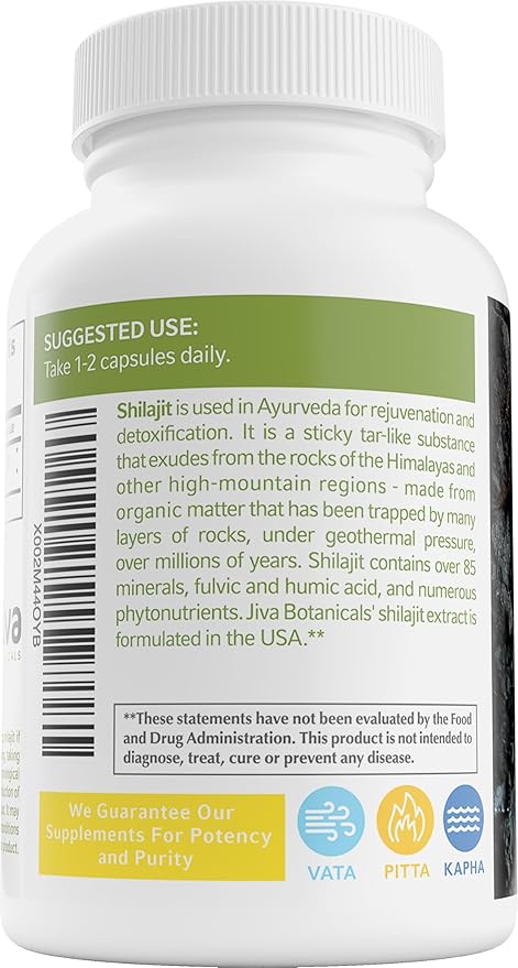 Premium Shilajit Supplement 700 mg 90 Vegan