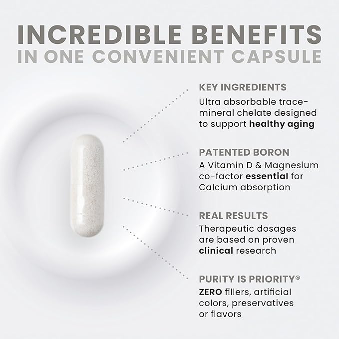 Pure TheraPro Rx Bio Boron, 30mg/Capsule, 90 Capsules,