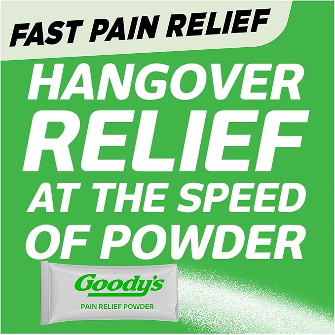Goody's Hangover Powders, Fast Pain Relief & Boost Of Alertness, Berry Citrus Flavor Dissolve Packs, 16 Individual Packets