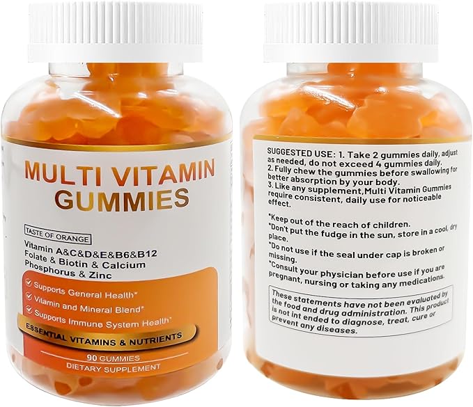 WeightWorld Gummy Vitamins - Multivitamins for Women, Mens Multivitamin Gummies, Chewable Bear Vitamin for Adults, Women's & Men's Multi Supplements