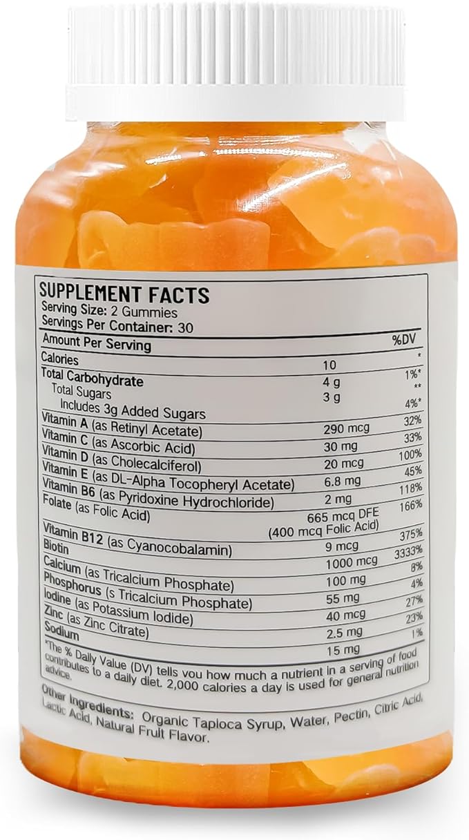 WeightWorld Gummy Vitamins - Multivitamins for Women, Mens Multivitamin Gummies, Chewable Bear Vitamin for Adults, Women's & Men's Multi Supplements