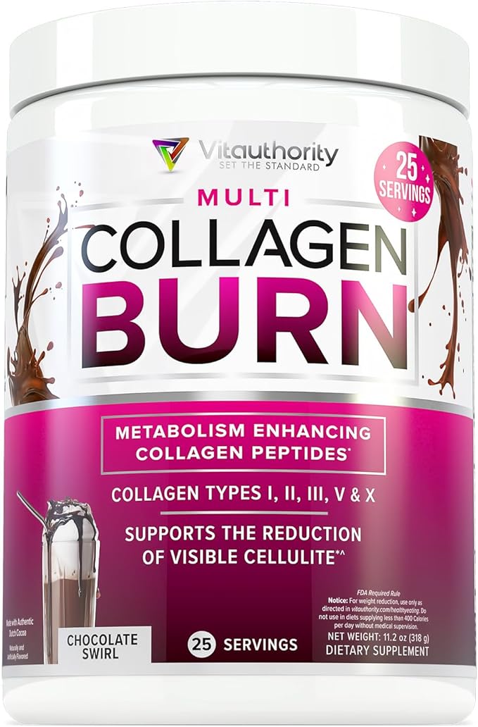 Vitauthority Collagen Peptides Powder Weight Loss 25 Servings