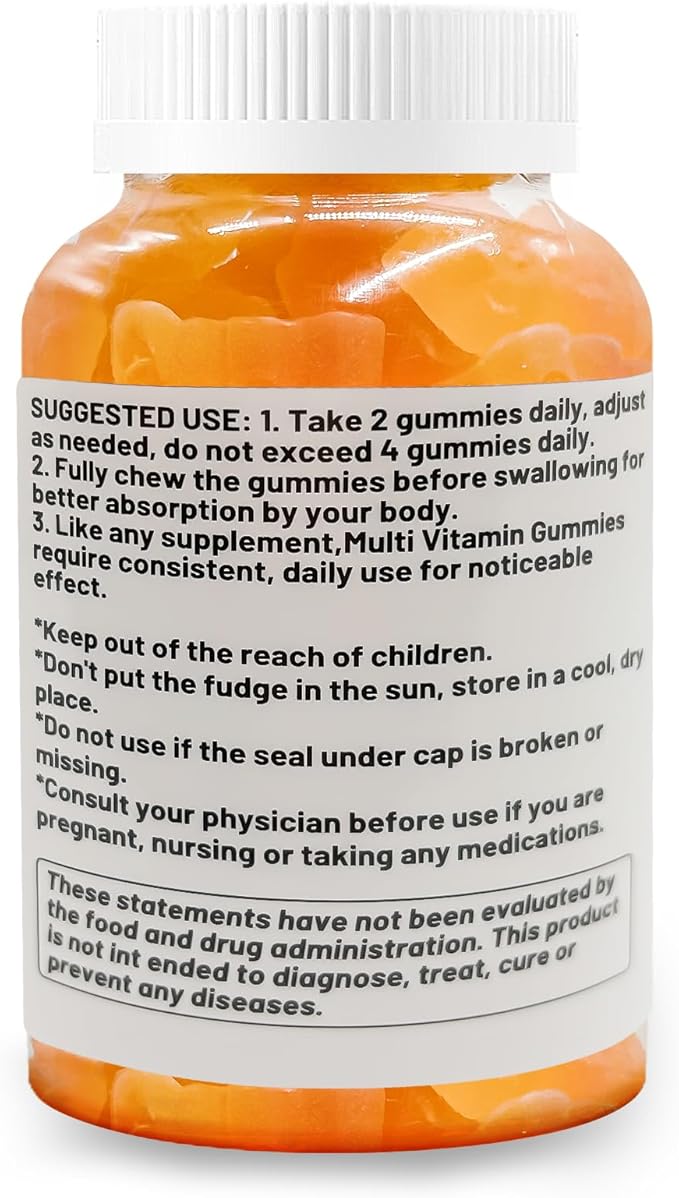 WeightWorld Gummy Vitamins - Multivitamins for Women, Mens Multivitamin Gummies, Chewable Bear Vitamin for Adults, Women's & Men's Multi Supplements