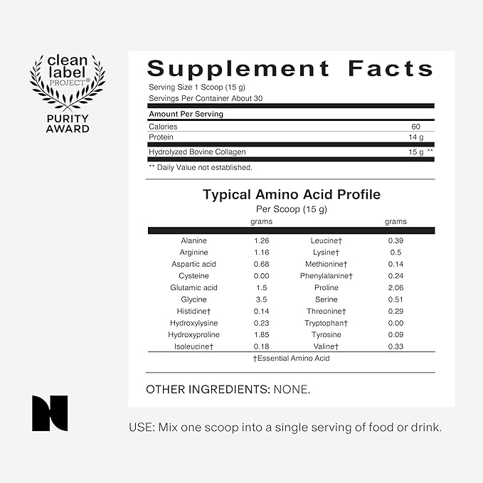Needed. Expertly-Formulated & Tested Prenatal Hydrolyzed 1lb