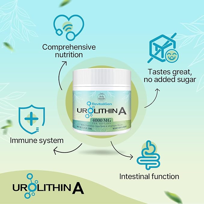 Urolithin A Powder Supplement, 4000 mg 30 Servings