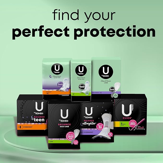 U by Kotex Ultra Thin Pads, 20 Count