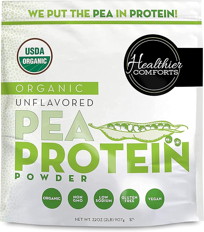 Pea Vegan Protein Powder w/Low Sodium 100% Plant 32oz