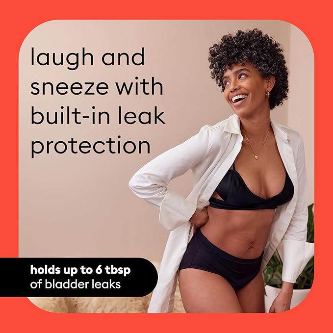 Hi-Waist Underwear, Holds up to 100ml 6tbps or 1/4 Cup