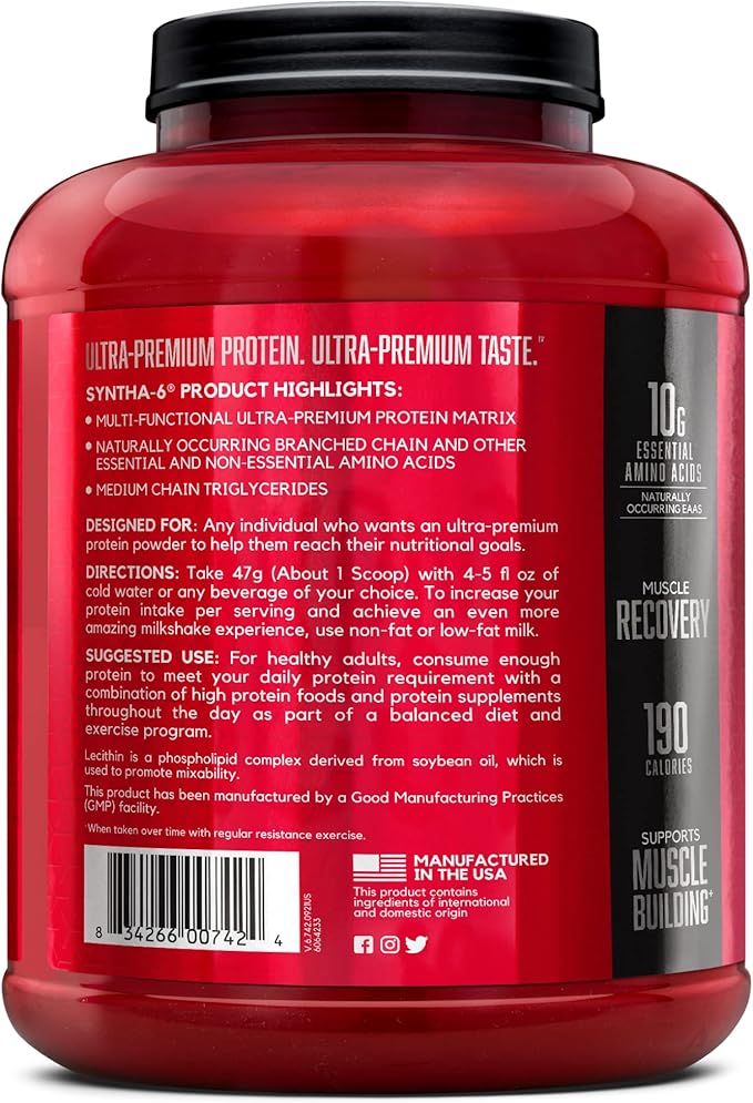 BSN SYNTHA-6 Whey Protein Powder 48 Servings
