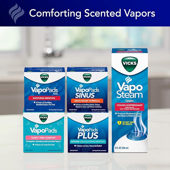 Vicks VapoSteam Medicated Liquid with Camphor, 8 Oz