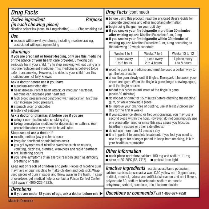 Amazon Basic Care Nicotine Polacrilex Coated 4 mg 160 Count