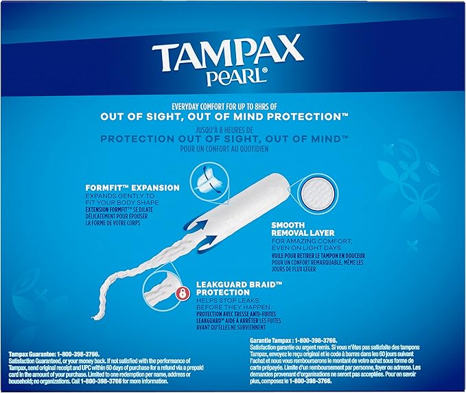 Tampax Pearl Tampons Multi Pack, 47 Count 2)