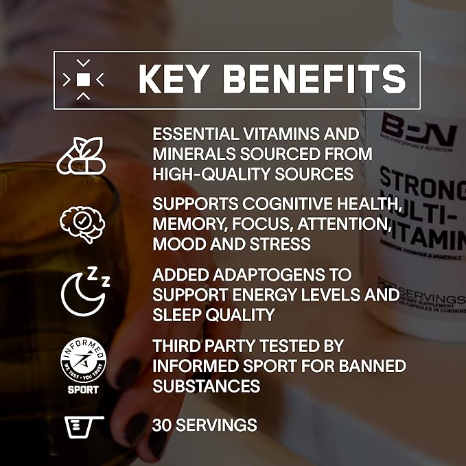BARE PERFORMANCE NUTRITION, BPN Strong Multi-Vitamin,