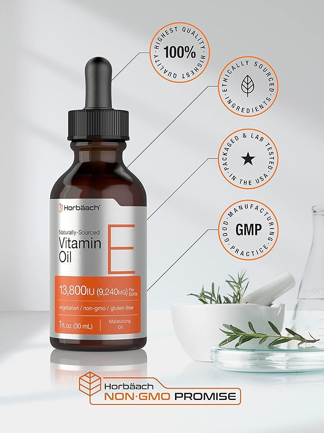 Horbäach Vitamin E Oil 13,800IU | 1oz |