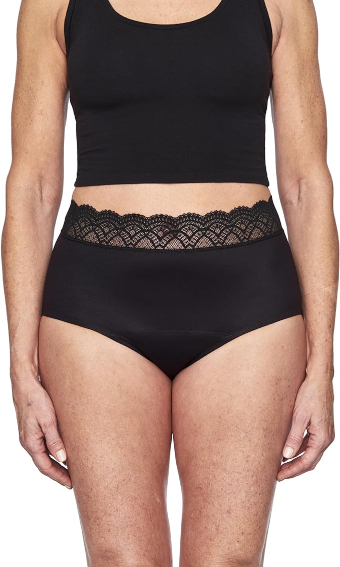 Hi-Waist Underwear, Holds up to 100ml 6tbps or 1/4 Cup