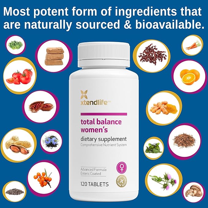 Xtendlife Total Balance Women's Multinutrient Supplement (120 Enteric