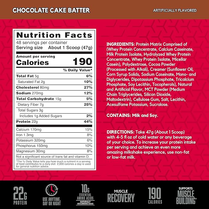 BSN SYNTHA-6 Whey Protein Powder 48 Servings