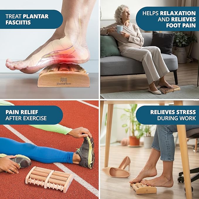 TheraFlow Foot Massager for Plantar Fasciitis Relief