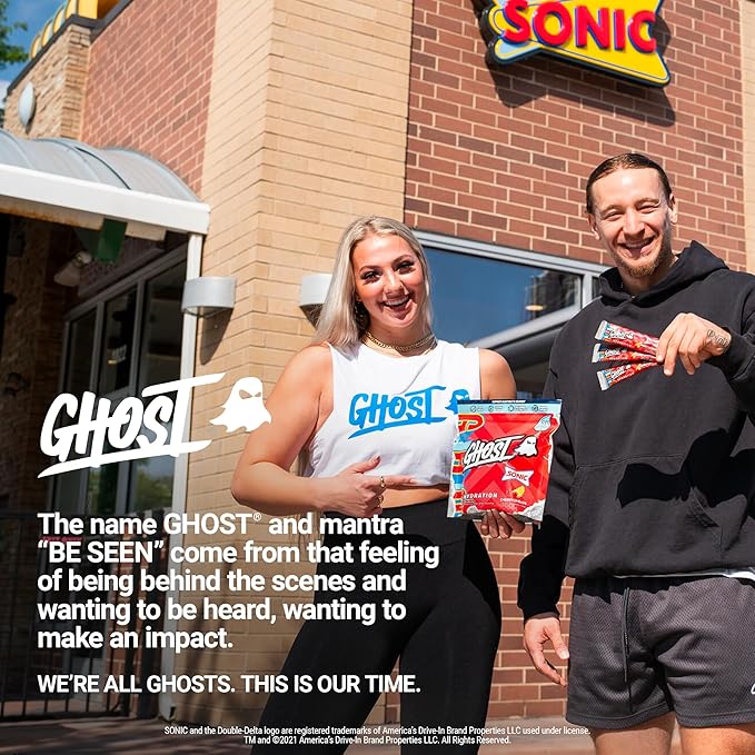 GHOST Hydration Packets, Sonic Cherry Limeade, 24 Sticks,