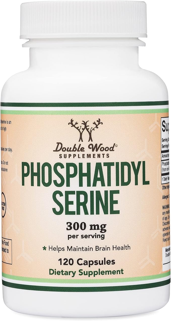 PhosphatidylSerine Supplement 300mg Per Serving, 120