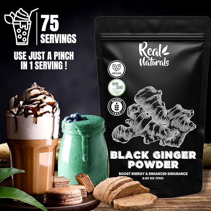 Black Ginger Powder (2.64 Oz) kaempferia